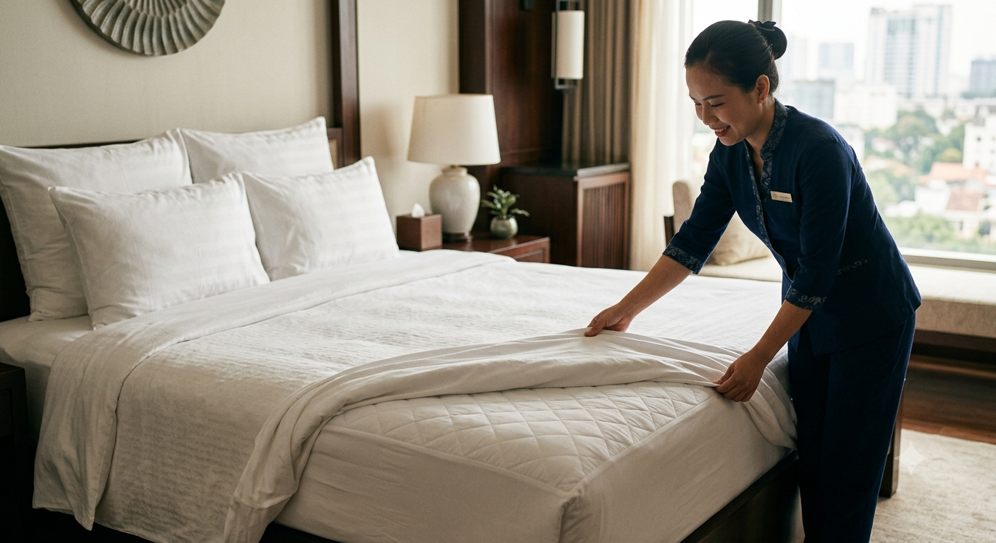 Lợi ích cụ thể khi khách sạn sử dụng bảo vệ nệm chống thấm