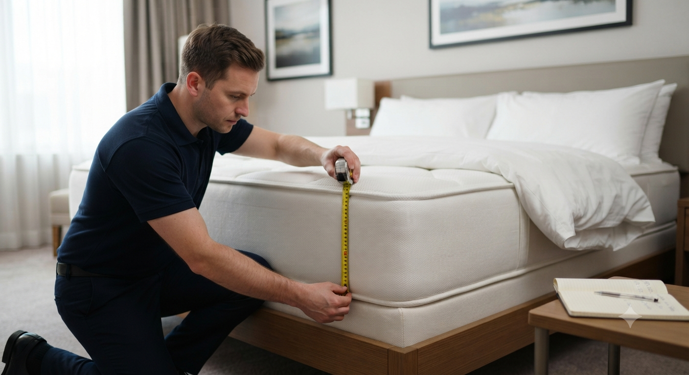 Tầm quan trọng của việc đo chính xác kích thước nệm trước khi đặt ga chống thấm